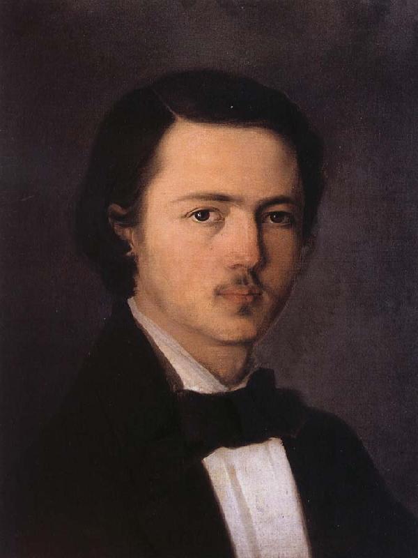 Nicolae Grigorescu Self Portrait Sweden oil painting art
